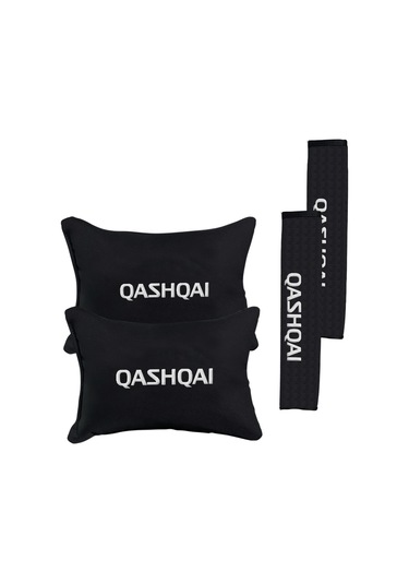 Nissan Qashqai Nakışlı Otomind Boyun Yastığı Seti