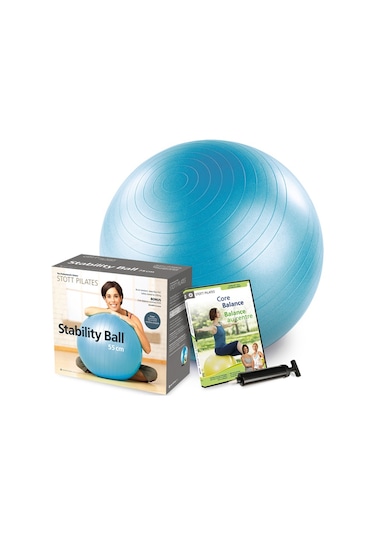 Merrithew Health & Fitness Stability Ball Plus Power Pack - 55 CM
