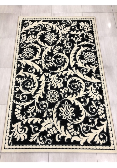 Saray Halı 3B 11470 B 150X230 Krem Siyah 4 M2 Halı !