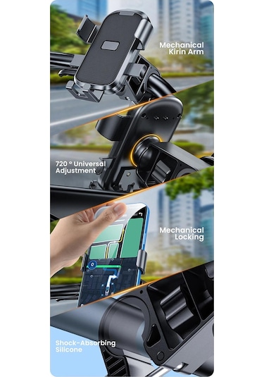 Nr76 Motor Ve Bisiklet Telefon Tutucu Tek El Kullanım Pazar Poşet