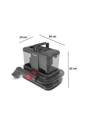 Kiwi KCC-4318 Koltuk ve Halı Yıkama Makinesi Siyah
