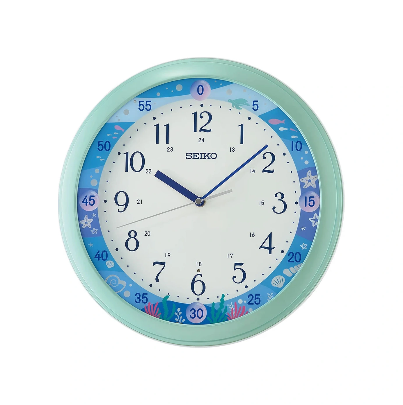 Seiko Clock Qha010m Duvar Saati Mavi