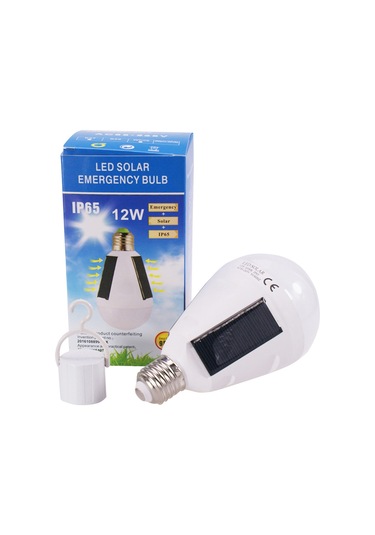 Konesam Güneş Enerjili 12w Led Feneri, İç/ön Dış Aydınlatma, Akıllı Dokunmatik Kontrol, 6500k Soğuk Beyaz, Taşınabilir Ve Yenilenebilir Pil Şeffaf