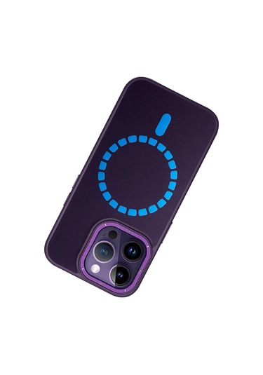 İphone 13 Pro Kılıf Hbc-156 Forum Magneticsafe Kapak - Derin Mor