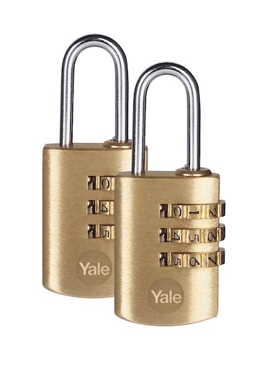 Yale 22 Mm Şifreli Pirinç Asma Kilit 2 Li
