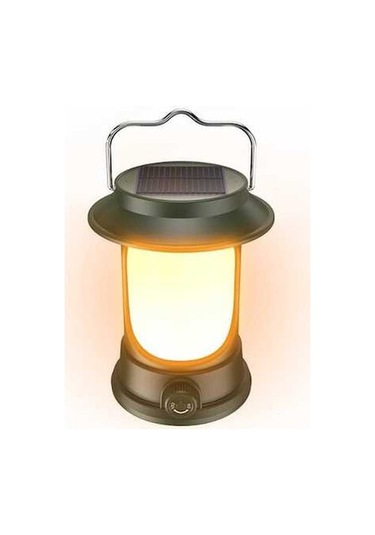 Pazly Taşınabilir Solar Usb Şarjlı Kamp Lambası: Su Geçirmez 1200mah, Kullanışlı Yeşil Tasarım Yeşil
