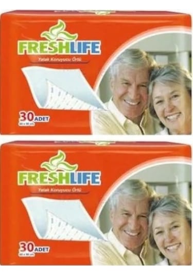 Freshlife 60 x 90 CM Yatak Koruyucu Örtü 30'lu x 2 60 Adet