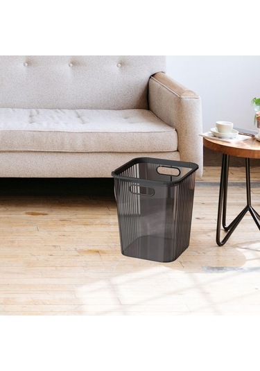 Pazly Suntek Siyah S Oturma Odası Minimalist Kovası Kağıt Çöp Atık Au Siyah