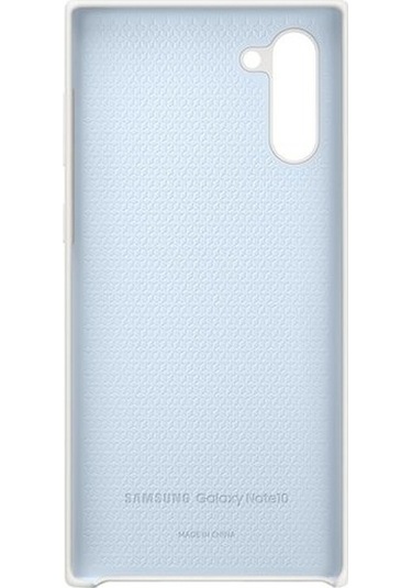 Samsung Note10 Silikon Kılıf - Beyaz Ef-pn970twegww