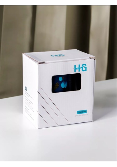 Skyphos Çay Ve Kahve İçin Hediye 350 Ml 'herbaryum' Bardak Ve Kaşık 178936323 Gri