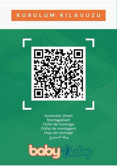 Baby Darling Sansa Büyüyen Beşik Beyaz Mdf Beyaz