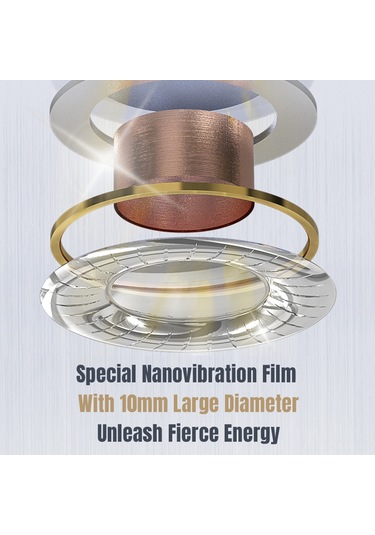 Skycity Mavi Qkz Tıtan Metal Kulak İçi Kulaklık, Telsiz Kontrol, Değiştirilebilir Kablolu, Mikrofonlu Spor Kulaklık Standart Versiyonu