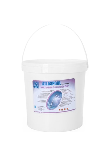 % 90 Lık Toz Klor Granül Trichlor 10 Kg Havuz Kimyasalı