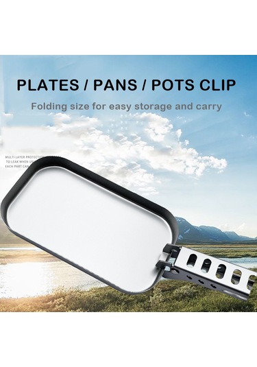 Xindoker Alüminyum Kapak Tutucu - Isıya Dayanıklı, Fırın Ve Tencere Taşıma Aracı 12.5x3 Cm Gümüş