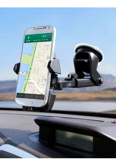 Carub Araç Aksesuar Seti Akrobat Vantuslu Telefon Tutucu Ve Aç Kapa Park Tel Numaratör