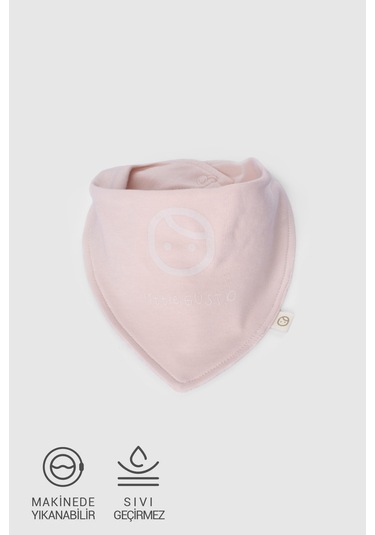 Sıvı Geçirmez Pembe Fular Önlük Pembe