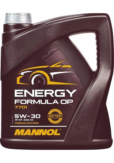 Mannol MN7701-4 Energy Formula Op Sae 5W-30 Apı Sn Plus Premium Synthetic/Acea /C3 Motor Yağı 4 L