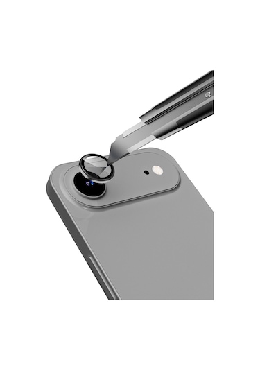 Apple Uyumlu iPhone 17 Air Zore Mikro Kamera Lens Koruyucu Gold