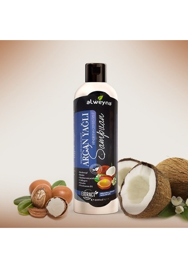 Alweyna Argan & Hindistan Cevizi Özlü Bitkisel Şampuan 400 ML