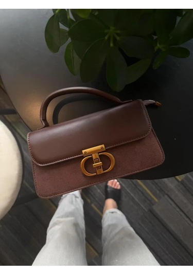 Rey Kahverengi Çapraz Vücut Omuz Çantası 456599413 Beyaz