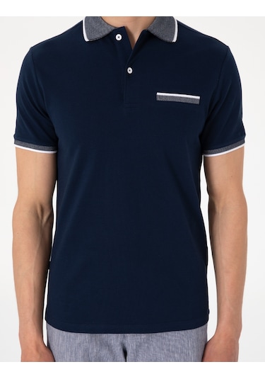 Pierre Cardin Erkek Lacivert Tişört 50307562-vr033 Lacivert