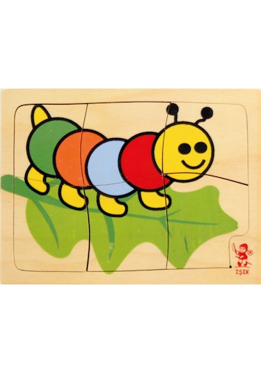 Tırtıl Ahşap Puzzle