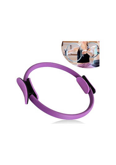 Suntek Pilates Ring Tonlama Uyluk Bacaklar Direnç Yoga Mor Mor