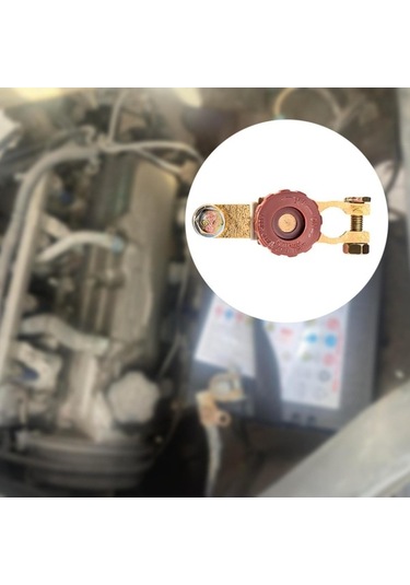 Pazly Terminali Suntek Kahverengi Araba Akü Bağlantı Anahtarı Genel