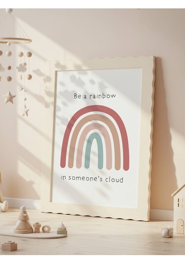 Be A Rainbow Dijital Baskı Poster V1 Çerçevesiz