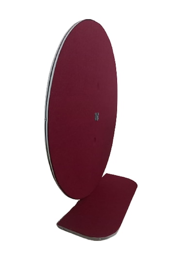 Raf Düzenekli Dart Arkalık Yuvarlak Bordo 72 CM