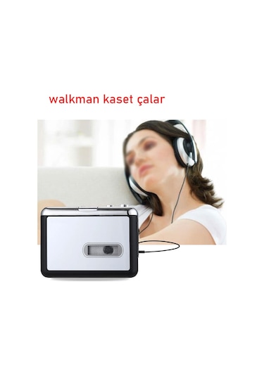 Kaset Çalar Walkman Ezcap Kasetten Mp3'e Dönüştürücü Kaset Çalar