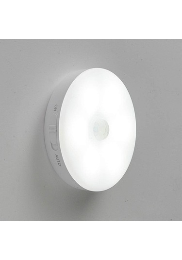 Hareket Sensörlü Usb Şarjlı Led Duvar Lambası, Dolap Aydınlatması, Akülü Gece Lambası Seti 6 Adet, Beyaz Işık Diğer Diğer