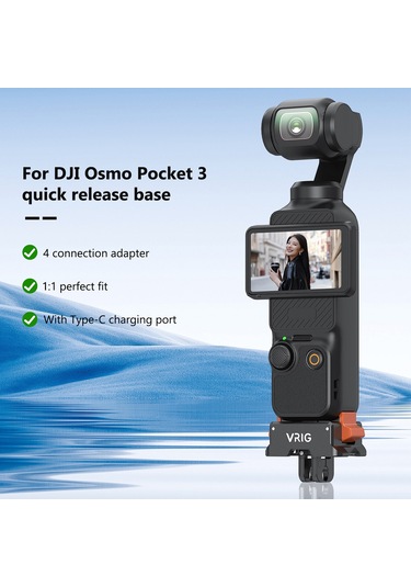 Springsun Vrıg Ac21 Çok İşlevli Dik Şarj Tabanı Hızlı Çıkarma Montaj Adaptörü Alüminyum Alaşımlı 4'ü 1 Arada