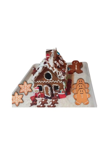 Maiyame 10 Parça Gıda Grubu Paslanmaz Çelik Zencefil Ev Kurabiye Kesici Seti - 3d Ev Dıy Yapımı, Çocuklar İçin Eğlenceli Dekor Aracı Gümüş