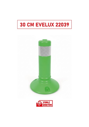 22039 Şerit Ayırıcı Esnek Delinatör 30 Cm Kompakt Boyutlu Ve Reflektörlü Trafik Ürünü