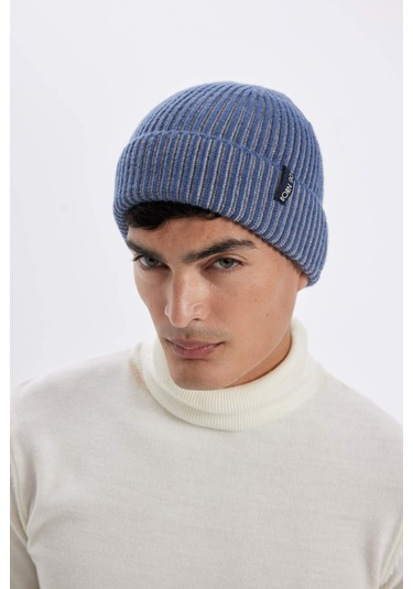 DeFacto Erkek Fitilli Örgü Bere C7134AX24WNIN113