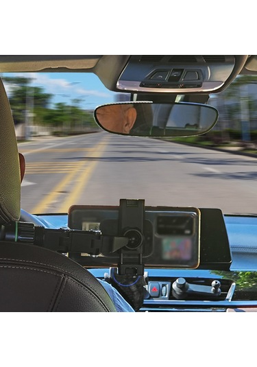 Xindoker Yeşil Ev Araba Masaüstü Telefon Tutucu - 360 Döner Çok Açı Ayarlanabilir Çelik Klemeli Evrensel Telefon Tutucu 3-21mm Yeşil