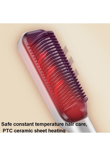 Sones Zf-888 60w Çift Amaçlı Atel Elektrikli Bukle Tarak Düz Saç Ve Kıvırcık Saçlar İçin Ab Fişi Beyaz