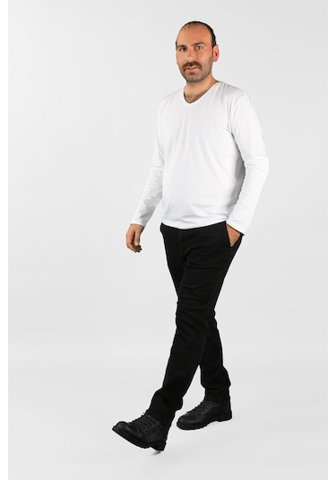 Erkek Büyük Beden Fleto Cep Kot Pantolon 3Ja/6650 001