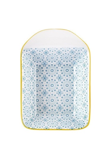 Karaca  Floral Mavi Rectangle Çerezlik/Sosluk 10 cm