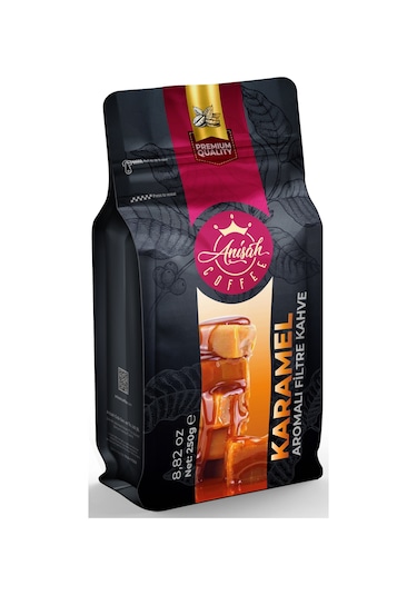 Anisah Karamel Aromalı Öğütülmüş Filtre Kahve 250 G