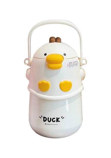 Lyon Sevimliördekçik Termos Kupasıbeyaz Beyaz