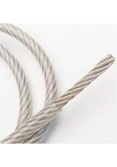 Ennalbur İzoleli Çelik Halat 8 Mm 5 Metre