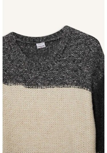 DeFacto Standart Fit Bisiklet Yaka Triko Kazak E6985AX24WNGR210