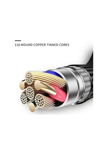 Prestigegoods 2.4a Usb Tip C Mikro Usb Kablosu, Hızlı Şarj, Samsung Galaxy Xiaomi Huawei Uyumlu, Usb-c Şarj Kablosu