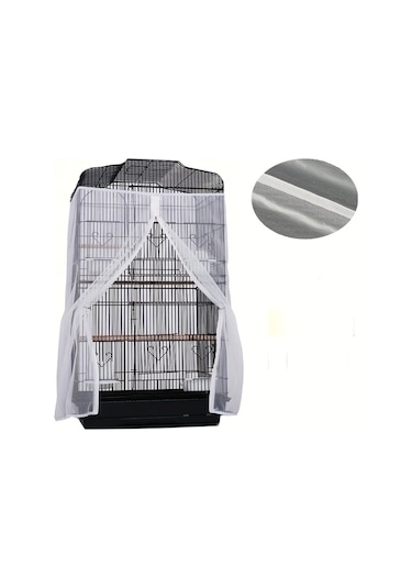 Willowhaven 2 Paket Siyah Beyaz Kafes Filesi - Tüy Geçirmez Toz Önleyici Kuş Ekipmanları