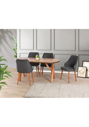 Uyar Sadece Masa Ceviz Kaplama 90 160 Sahra Sabit Masa