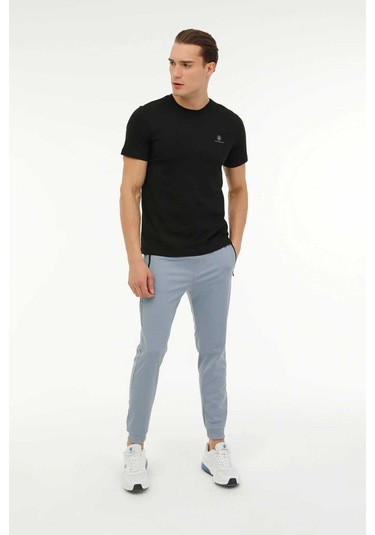Lumberjack Erkek Bisiklet Yaka T-shirt M-ct102 Siyah Siyah
