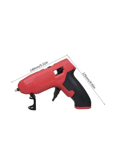 Pazly 4.2v Kablosuz Sıcak Tutkal Makinesi, Tip-c Şarjlı Mini, 15 Tutkal Çubuğu