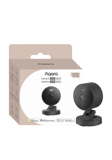 Aqara Akıllı Kamera G100 Siyah Ch-c08d-s Apple Home Destekli -